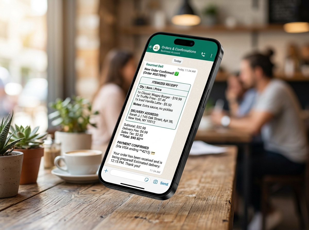 Como Receber Pedidos pelo WhatsApp sem Confusão e sem Erros
